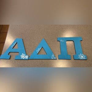 Alpha Delta Pi Decorative Wooden Letters